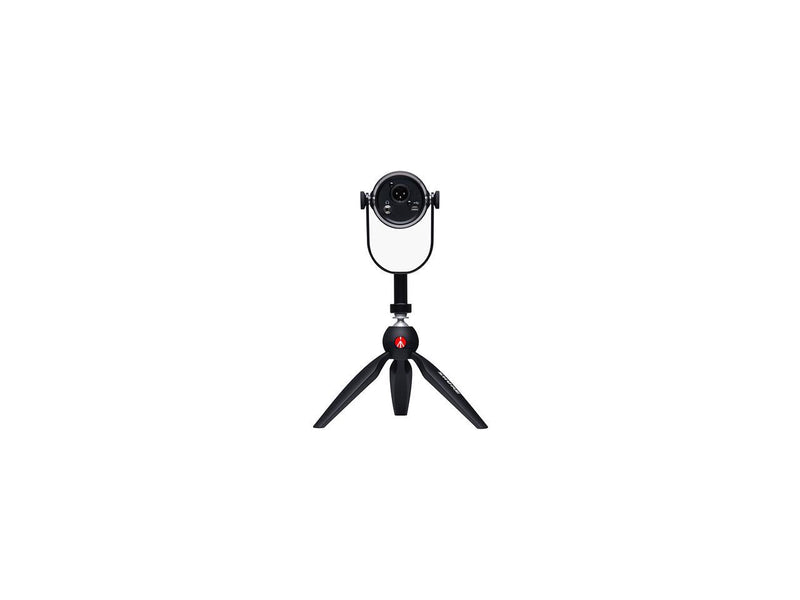 Shure MV7 USB Microphone with Manfrotto Pixi Mini Tripod Bundle - MV7-K-BNDL