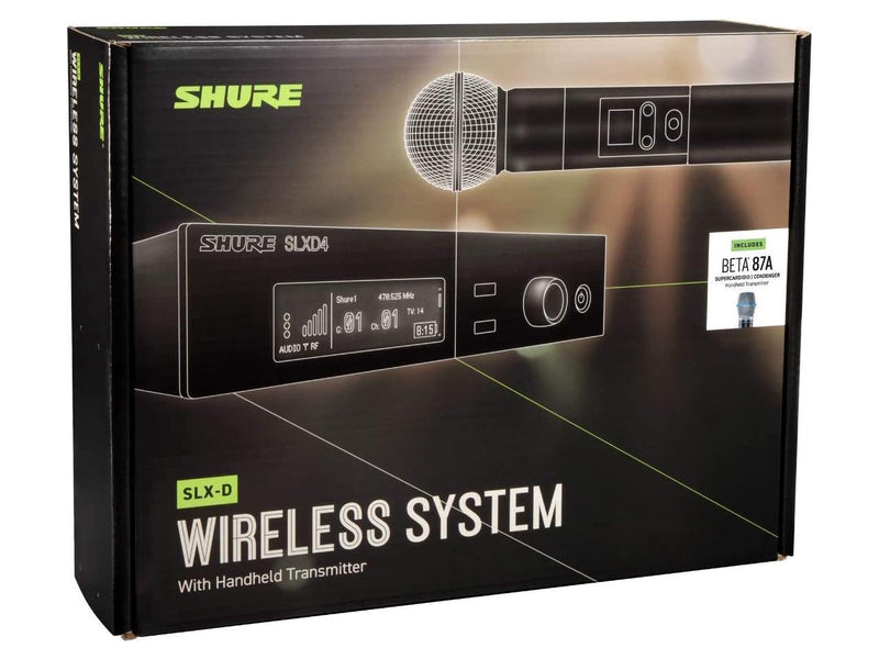 Shure SLXD24/B87A-J52 Wireless System, Frequency Band Version: J52