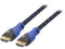 Coboc HD4K2K60H6FT Black & Blue HDMI 2.0 High Speed 18Gbps HDMI Cable w/ Cotton