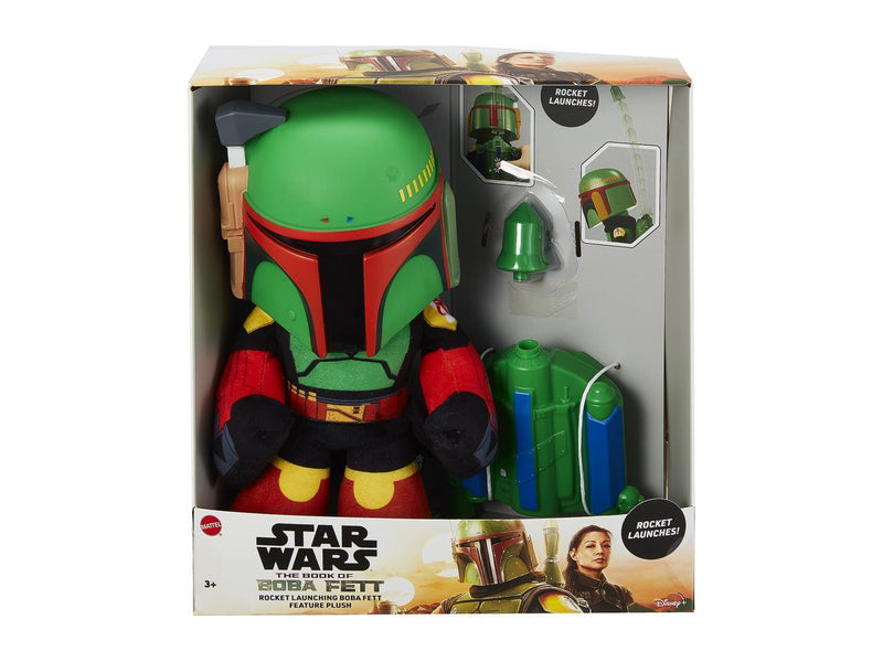 Star Wars Rocket Launching Boba Fett Feature Plush