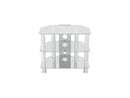 AVF SDC600CMCC-A up to 32" Classic - Corner Glass TV Stand with Cable Management