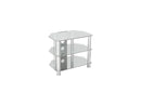 AVF SDC600CMCC-A up to 32" Classic - Corner Glass TV Stand with Cable Management
