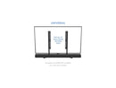 AVF AK100B-A Black Universal Soundbar attachment Kit, Sonos Compatible