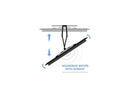 AVF AK100B-A Black Universal Soundbar attachment Kit, Sonos Compatible
