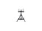 AVF FSL1000HOXBB-A 32 - 65" Black / Black Hoxton Tripod TV Stand