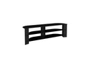 AVF FS1500VARBB-A Up to 75" Black / Black Glass Varano Corner TV Stand
