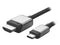 Alogic ULCHDPD02-SGR 6.56 ft. (2.0m) Gray Ultra USB-C to HDMI Cable with 100W