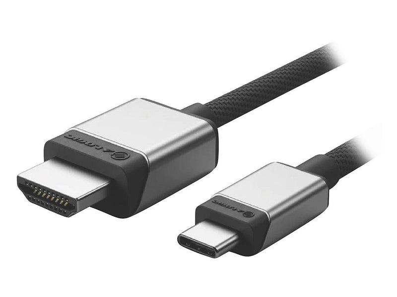 Alogic ULCHDPD02-SGR 6.56 ft. (2.0m) Gray Ultra USB-C to HDMI Cable with 100W