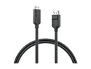 Alogic Elements DisplayPort to HDMI Audio/Video Cable - 6.56 ft - Black -
