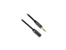 Nippon Labs 50S3H-MF-6-BK 6 ft. 3.5mm (1/8 inch) TRS Stereo Male to Female