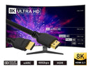 Nippon Labs 30AWG 8K HDMI Cable 10 ft. HDMI 2.1 Cable Real 8K, High Speed 48Gbps