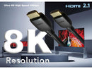 Nippon Labs 8K HDMI2.1 Cable (Anti-Static Bags), 15ft. Supports 8K@60Hz &