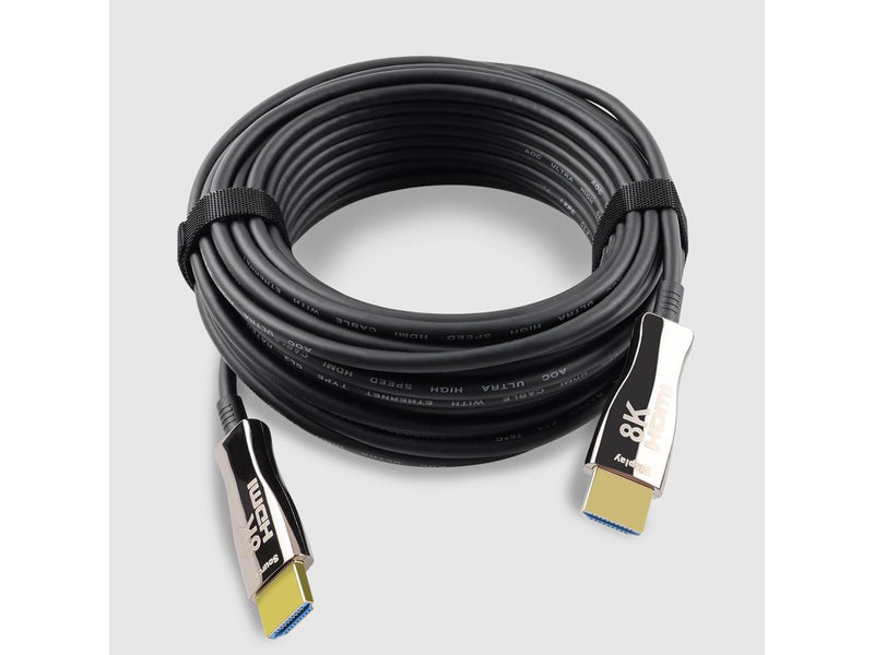 Nippon Labs 65FT Hybrid Active Optical Fiber HDMI Cable; 8K@60Hz 4K@120Hz