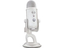 Yeti Premium USB Gaming Mic with Blue VO!CE- White Mist Aurora Collection
