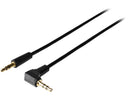 Tripp Lite P312-003-RA 3 ft. 3.5mm Mini Stereo Audio Cable with One Right Angle