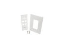 Tripp Lite N080-104 4-Port Single-Gang Universal Keystone Wallplate
