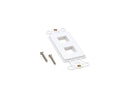 Tripp Lite N042D-002V-WH Center Plate Insert, Decora Style - Vertical, 2 Ports