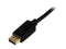 StarTech.com DP2HDMM5MB 16 ft. Black 1 x DisplayPort male to 1 x HDMI 19pin male