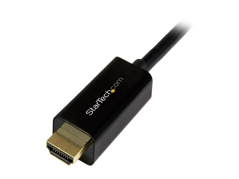 StarTech.com DP2HDMM5MB 16 ft. Black 1 x DisplayPort male to 1 x HDMI 19pin male