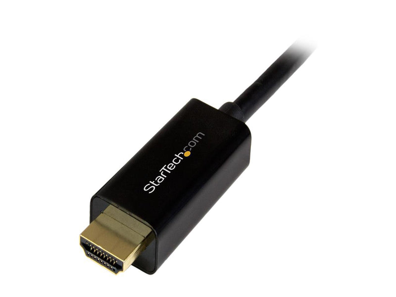 StarTech.com DP2HDMM3MB 10 ft. Black DisplayPort to HDMI DisplayPort to HDMI