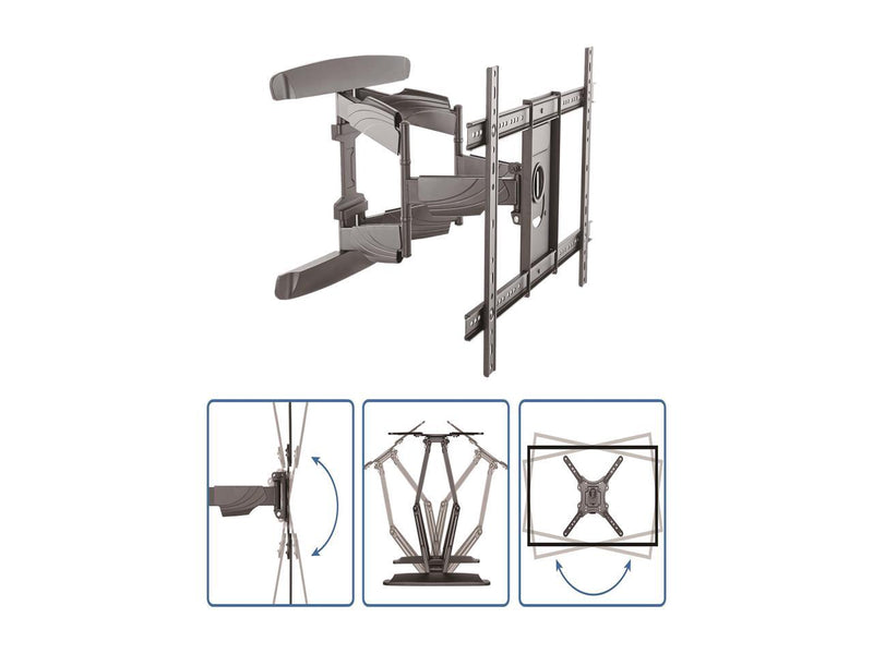 StarTech.com FPWARTB2 TV Wall Mount - Steel - Supports Monitors 32" to 70" -