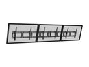 StarTech.com FPWMNB Black Triple-Display TV Wall Mount