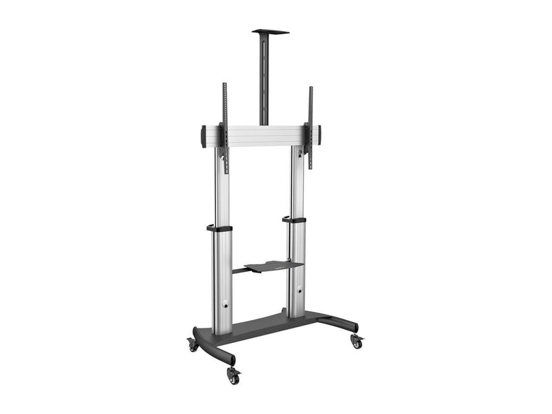 Mobile TV Stand, Heavy Duty TV Cart for 60-100" Display (100kg/220lb), Height