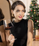 ROVSYA OJA RED WINE GLASSES SET OF 4 LARGE BURGUNDY GLASSES 23 OZ - CLEAR - Like New