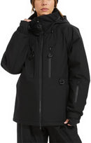 BGX WOMEN'S AND MEN'S WATERPROOF SKI JACKET WARM WINTER SNOW COAT - M - BLACK - Brand New