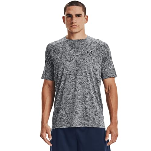UNDER ARMOR UNDER ARMOUR MEN'S TECH 2.0 V-NECK SHORT-SLEEVE T-SHIRT - GRAY M - Brand New