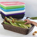 Colorbasket Rectangular Thick Trim Storage Basket (Brown) - Brand New