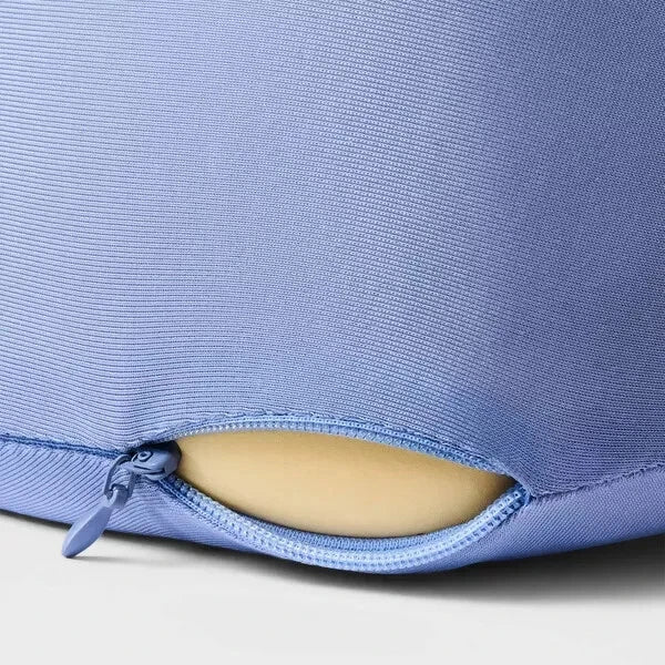 OPEN STORY CONTOURED MEMORY FOAM NECK PILLOW - OPEN STORY™ - BLUE - Like New