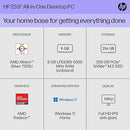 HP 24-CR0010 23.8" FHD AMD ATHLON SILVER 7120U 8 256GB SSD AMD RADEON - WHITE - Like New