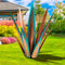 KODIBO LARGE TEQUILA RUSTIC SCULPTURE AGAVE PLANTS PATIO HOME BLUE - L - Like New