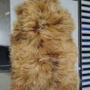 SALVANI INC GENUINE CURLY ICELANDIC SHEEPSKIN RUG - FROSTED GINGER - Like New