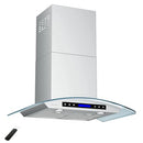 ARoan 30" Wall Mount Glass Range Hood PA03-30 - Stainless Steel - Like New