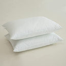 DOWNFORT Goose Feather Bed Pillows Soft Fluffy Pillows King Size Pack of 2 - Brand New