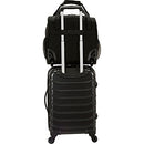 Rockland Melrose Upright Wheeled Under-Carrier Luggage BF31 - Purple, 15" - Brand New