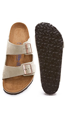 0951301 BIRKENSTOCK ARIZONA UNISEX SANDALS MEN 6 WOMEN 8 TAUPE - Like New