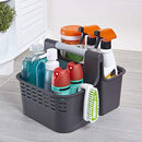 Copco Basics Bath and Cleaning Caddy, Charcoal Gray - Brand New