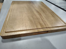 EXTRA LARGE WOODEN CUTTING BOARD 24X18 THICK CHOPPING BOARD - NATURAL WOOD - Like New