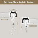 HOEFLIFE CEILING CURTAIN TRACK CURTAIN TRACK CEILING MOUNT (12-15FT) - WHITE - Like New