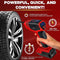 EMSON BULLSEYE PRO TIRE INFLATOR PRESSURE GAUGE AUTOMATIC SHUT OFF 9475 - RED - Like New