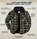 LEGENDARY WHITETAILS MEN'S HOODED SHIRT UNION PLAID MEDIUM - Brand New
