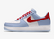 NIKE AIR FORCE 1 LOW BY YOU - SIZE: MEN 8.5 - RED/WHITE/BLUE - Like New