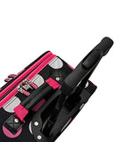 Rockland Escape 4-Piece Softside Luggage Set Telescoping Handles Dot Like New