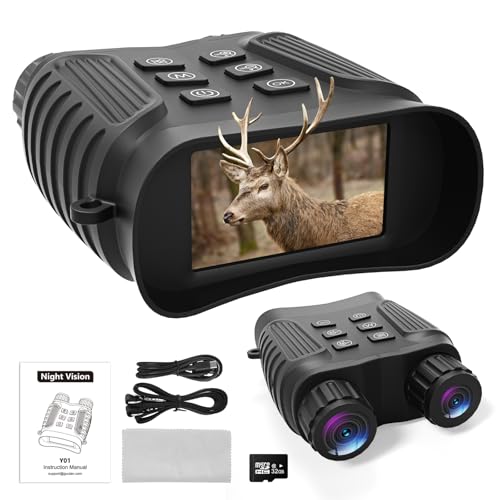 GUULAN NIGHT VISION GOGGLES - Y01 - BLACK - Like New