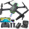 Hitrurbo Drone 1080P Camera Foldable Remote Quadcopter S20 - Green/Black - Like New