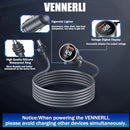 VENNERLI STARLINK MINI CAR ADAPTER CABLE LIGHTER DIGITAL DISPLAY - GRAY - Like New