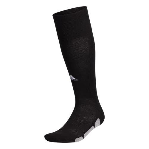 BA1966 Adidas Unisex The Crew Socks Black/ Light Onix Grey/ White M - Like New